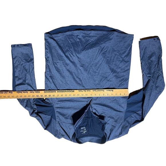 Nike Shield Jacket. Men's Medium. 1/4 Zip pullover. Golf. Windbreaker. Blue. - Picture 6 of 8